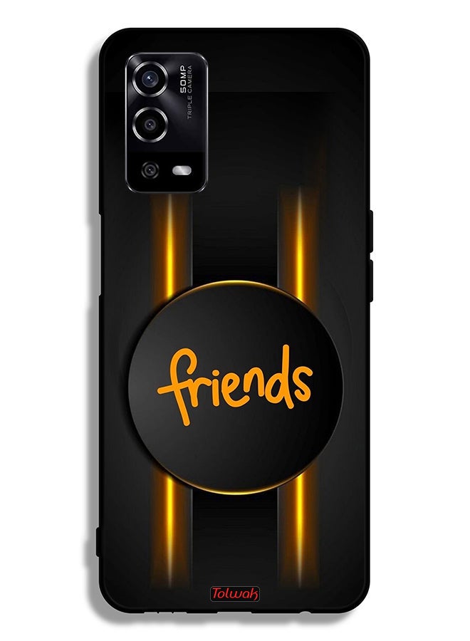 Tolwak Oppo A55 4G Protective Case Cover Friends - Image 2