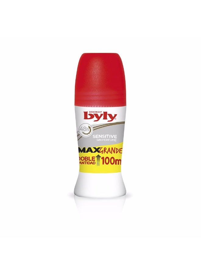 Byly Sensitive Deo Roll-On Max 100ml - Image 1