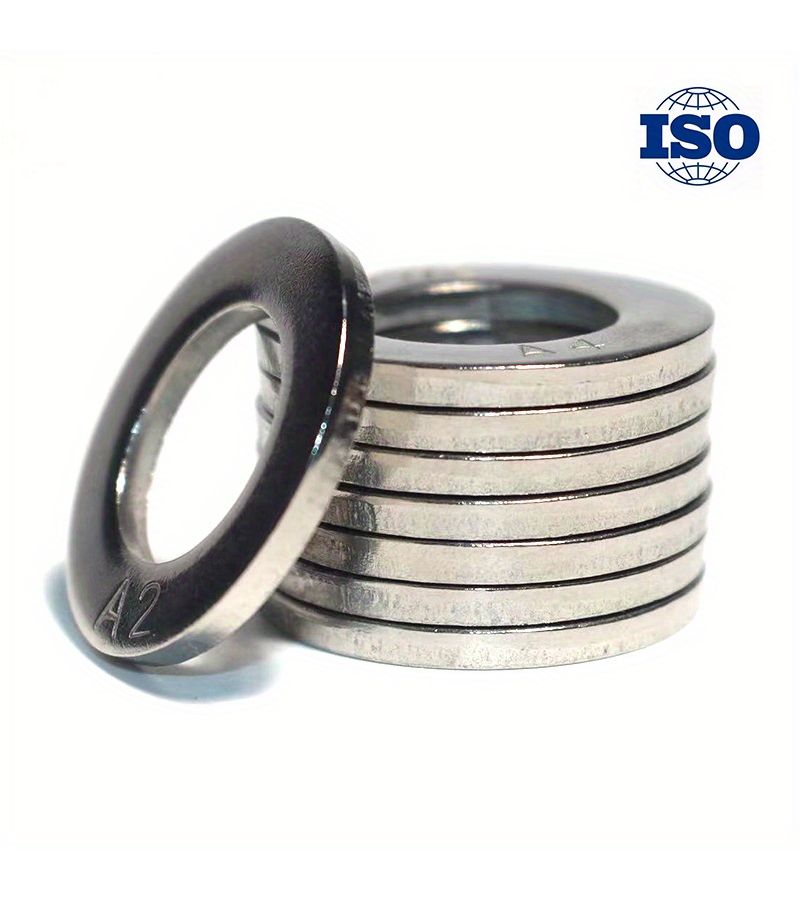 Stainless Steel 316 A4 Flat Washers M30 Vickers Hardness 200 300HV High Hardness Metal Washers for Bolt Connections DIN125 Class A German Standard - Image 5