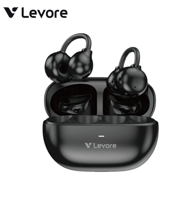 LEVORE Clip-On Air OWS LBT204 – Wireless Bluetooth Earphones, Lightweight, Sweatproof, Long Battery Life, High-Fidelity Sound - Image 1