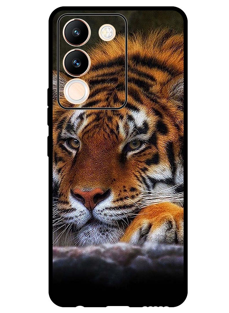 Theodor Protective Case Anti Scratch Shock Proof Bumper Cover For Vivo V29e Tiger - Image 1