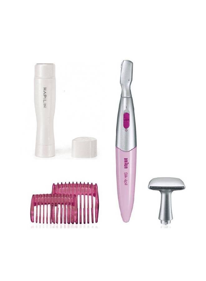 Silk-Epil Bikini Styler 3 in 1 Trimmer FG1103 Pink/Silver