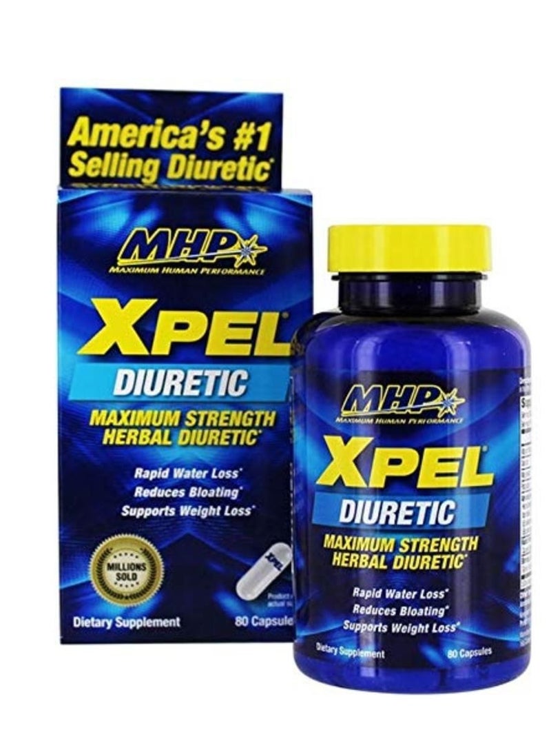 Mhp XPEL Diuretic for weight loss - 80 Capsules - Image 1