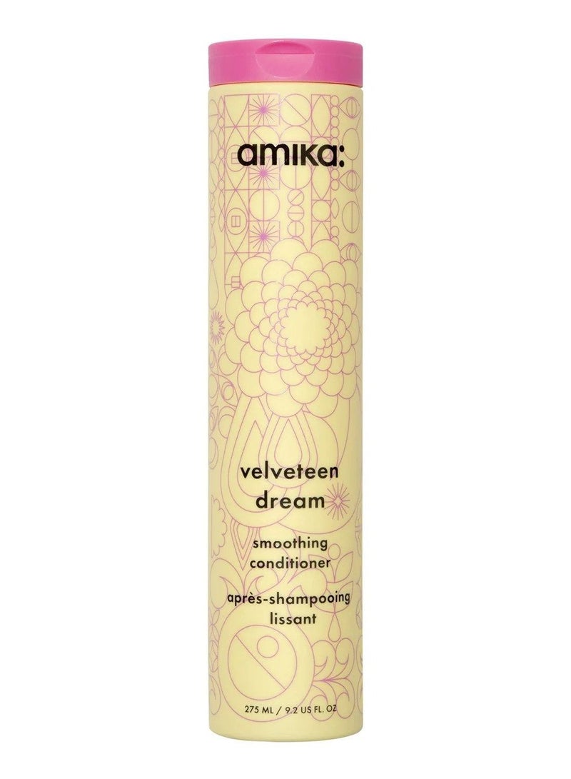amika AMIKA Velveteen Dream Anti-Frizz Smoothing Conditioner 275ml – Moisturizing, Humidity-Resistant Conditioner for Soft, Sleek, and Frizz-Free Hair with Long-Lasting Smoothness and Shine - Image 1
