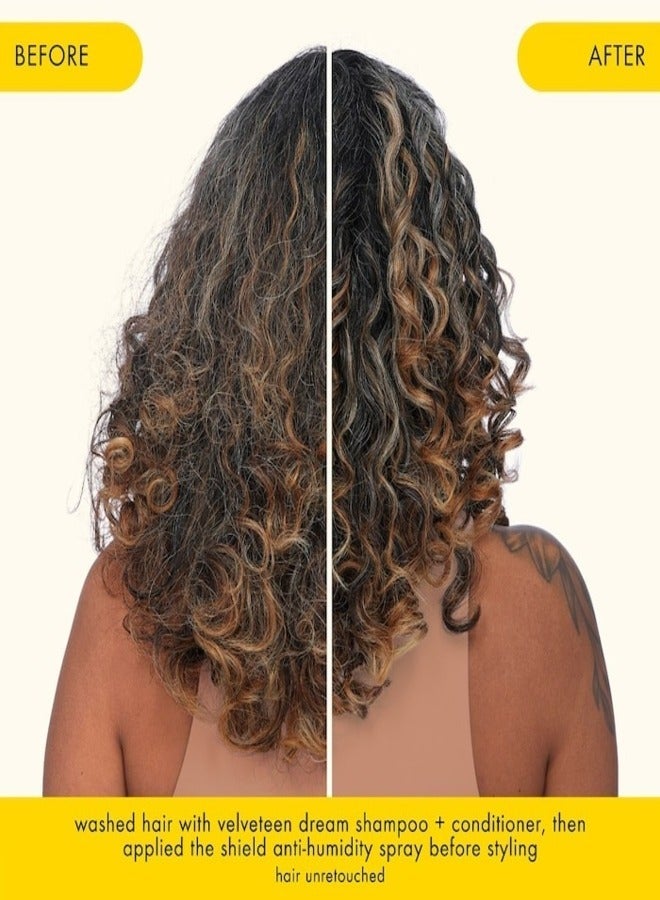 amika AMIKA Velveteen Dream Anti-Frizz Smoothing Conditioner 275ml – Moisturizing, Humidity-Resistant Conditioner for Soft, Sleek, and Frizz-Free Hair with Long-Lasting Smoothness and Shine - Image 5