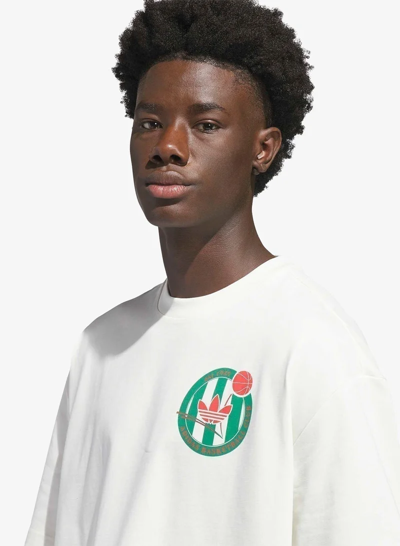 اديداس تيشيرت شعار كرة السلة الأصلي