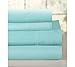 Pointehaven 200 Thread Count Combed Cotton Sheet Set, Queen, Aqua - Image 2