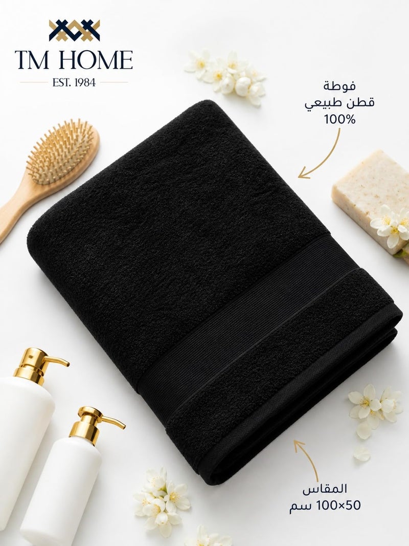 TM HOME Hand Towel, 100% Natural Cotton, Ultra Soft, Highly Absorbent, Quick Dry, 100x50 cm, for Face, Gym, and Travel - Image 4