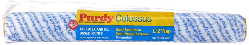 Purdy غطاء رولر كولوسوس من بوردى 144630183، 18 بوصة × 1/2 بوصة ناعمة - Image 1