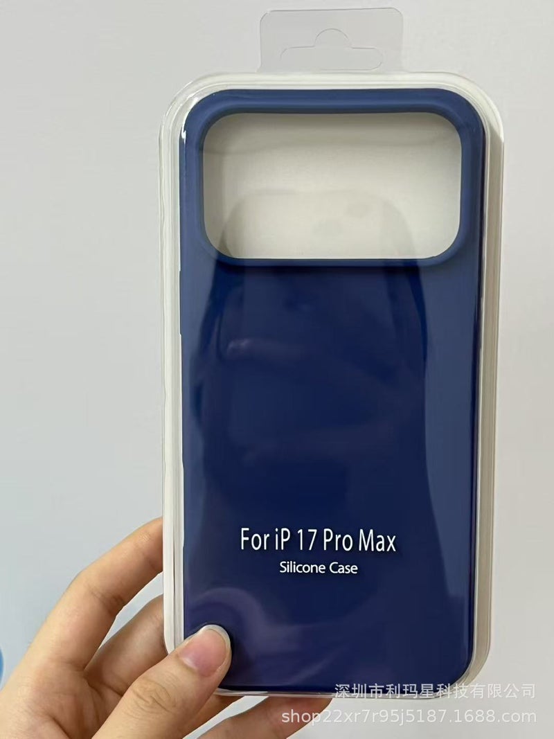 غطاء واقي بسيليكون باللون أزرق من السيليكون لـ iPhone 16 / 16 Plus / 16 Pro / 16 Pro Max مع حماية من السقوط وتغطية كاملة مع مقاوم للصدمات مع مقاوم للخدش للاستخدام العملي - Image 1