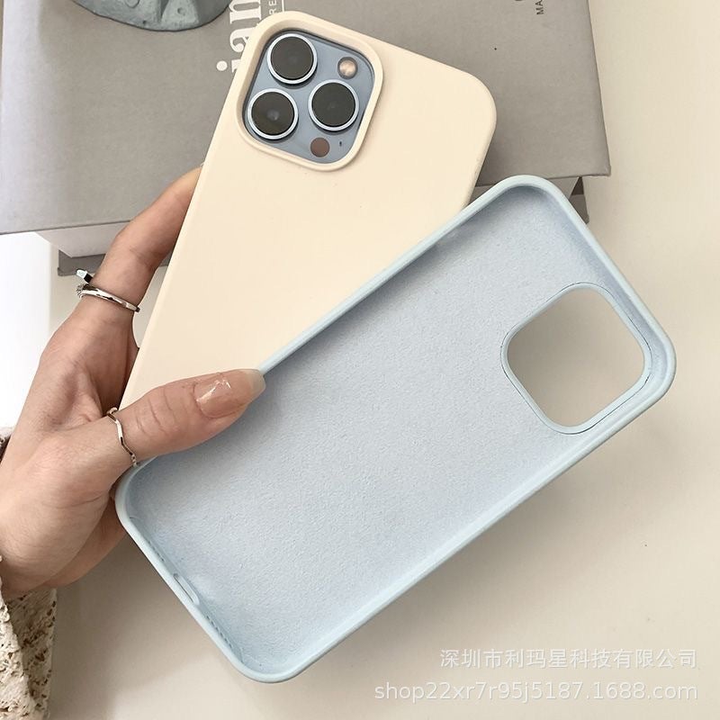 غطاء واقي بسيليكون باللون أزرق من السيليكون لـ iPhone 16 / 16 Plus / 16 Pro / 16 Pro Max مع حماية من السقوط وتغطية كاملة مع مقاوم للصدمات مع مقاوم للخدش للاستخدام العملي - Image 4