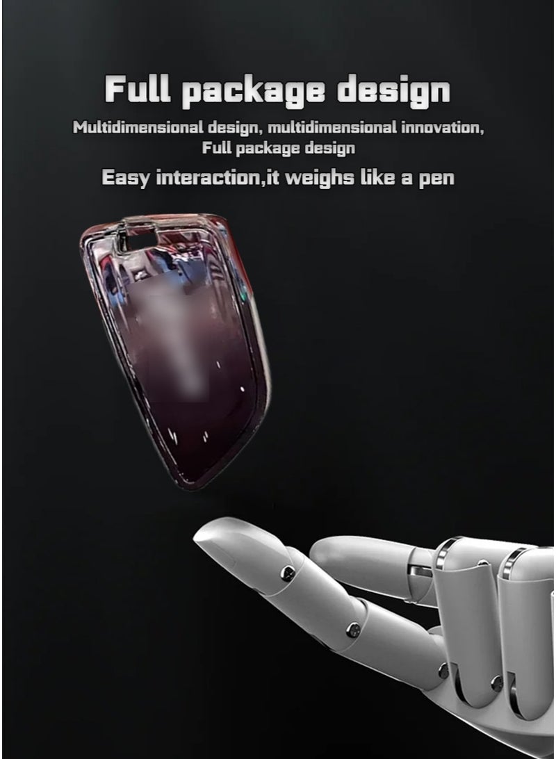 BMW Car key protector, suitable for BMW car keys, perfectly wraps car keys, completely protects car keys, and is wear-resistant, simple, elegant, fashionable and beautiful. - Image 4