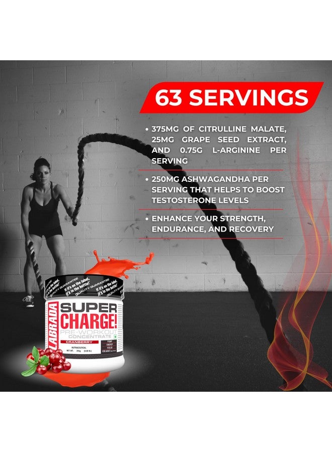 لابرادا سوبر تشارج قبل التمرين 315 جرام، التوت البري (63 وجبة | 0.75 إل-أرجينين | 375 مجم إل-سيترولين مالات | 2 جرام بيتا ألانين | 150 مجم كافيين لا مائي | 250 مجم مستخلص أشواغاندا) - Image 2