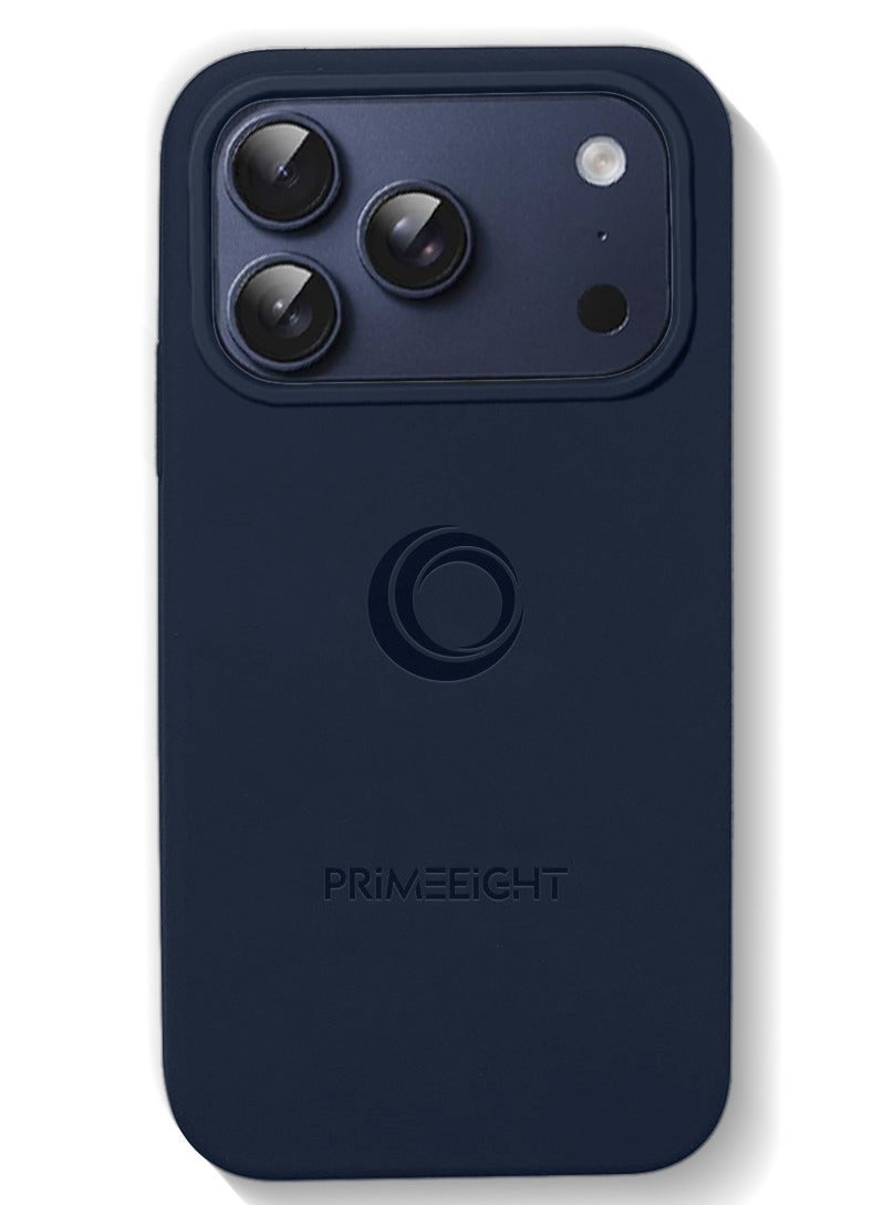 PRIMEEIGHT iPhone 17 Pro Case 6.5 inch Shockproof Curved Edges apple case Anti Scratch protective case Blue - Image 1
