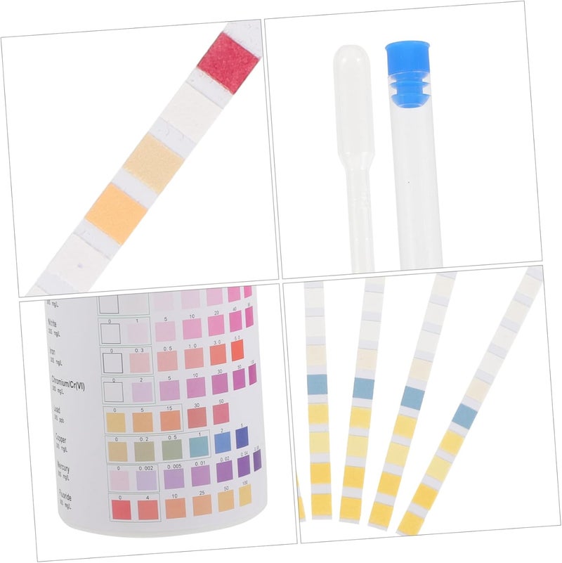 Water Testing Strips for Home 100pcs Drinking Water Test Kit Water Testing Papers Meter Aquarium Portable - Image 4