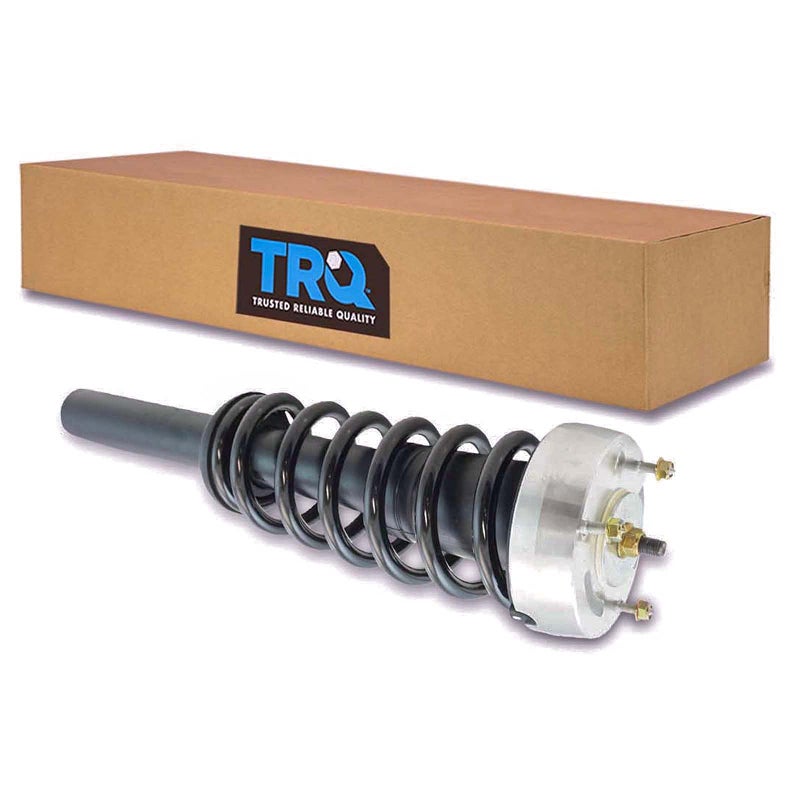 TRQ Front Left Complete Strut Coil Spring Assembly Drivers Side Compatible with 20072013 BMW X5 20082014 X6