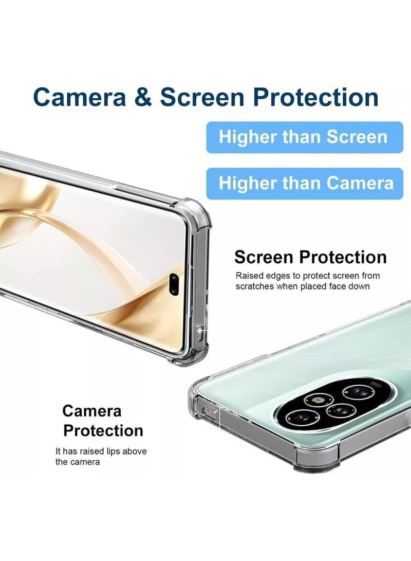 Honor 200 Clear Back Cover Case Ultra Clear Best Camera Protection Anti-Slip Grip Slim & Protective Back Case Cover for Honor 200 5G Clear - Image 2