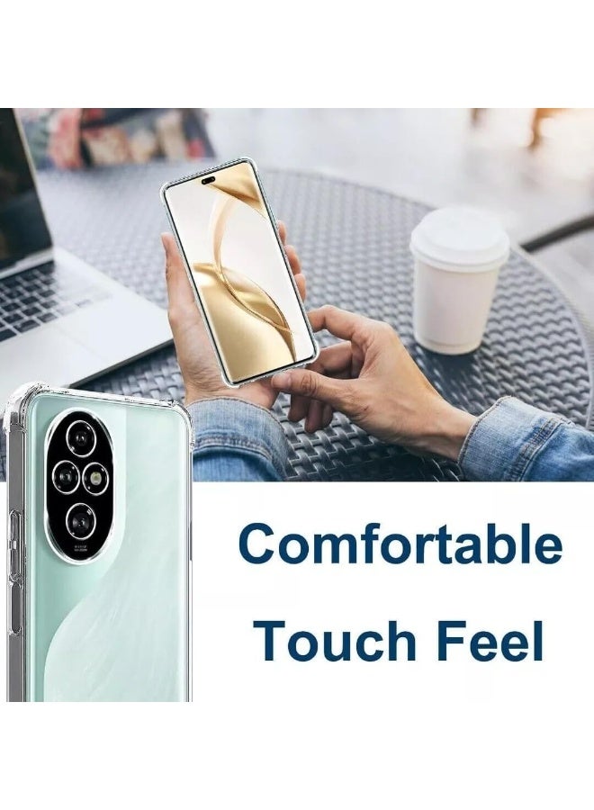 Honor 200 Clear Back Cover Case Ultra Clear Best Camera Protection Anti-Slip Grip Slim & Protective Back Case Cover for Honor 200 5G Clear - Image 3