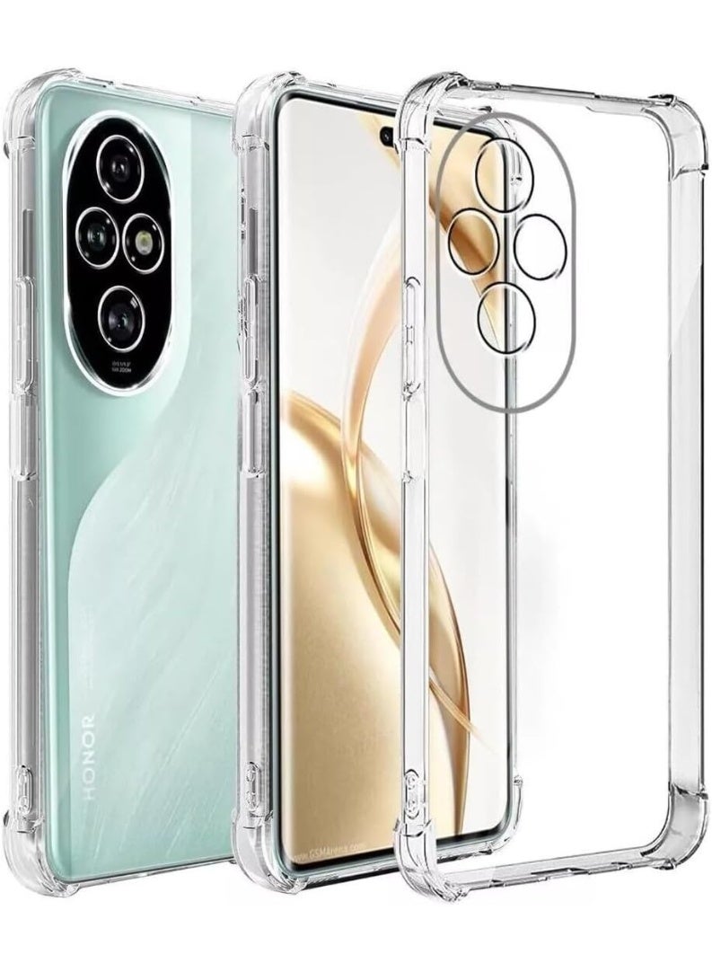 Honor 200 Clear Back Cover Case Ultra Clear Best Camera Protection Anti-Slip Grip Slim & Protective Back Case Cover for Honor 200 5G Clear - Image 1
