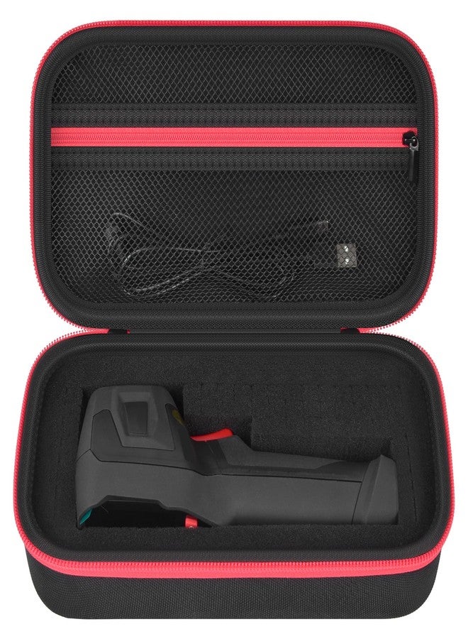 بوبول حقيبة Boobowl متوافقة مع كاميرا HSFTOOLS HF96/HF96V الحرارية، صندوق تخزين لكاميرا الأشعة تحت الحمراء مع إسفنجة يمكنك صنعها بنفسك لكابلات USB وحزام المعصم وبطاقة المعايرة والملحقات (الحقيبة فقط) - Image 1
