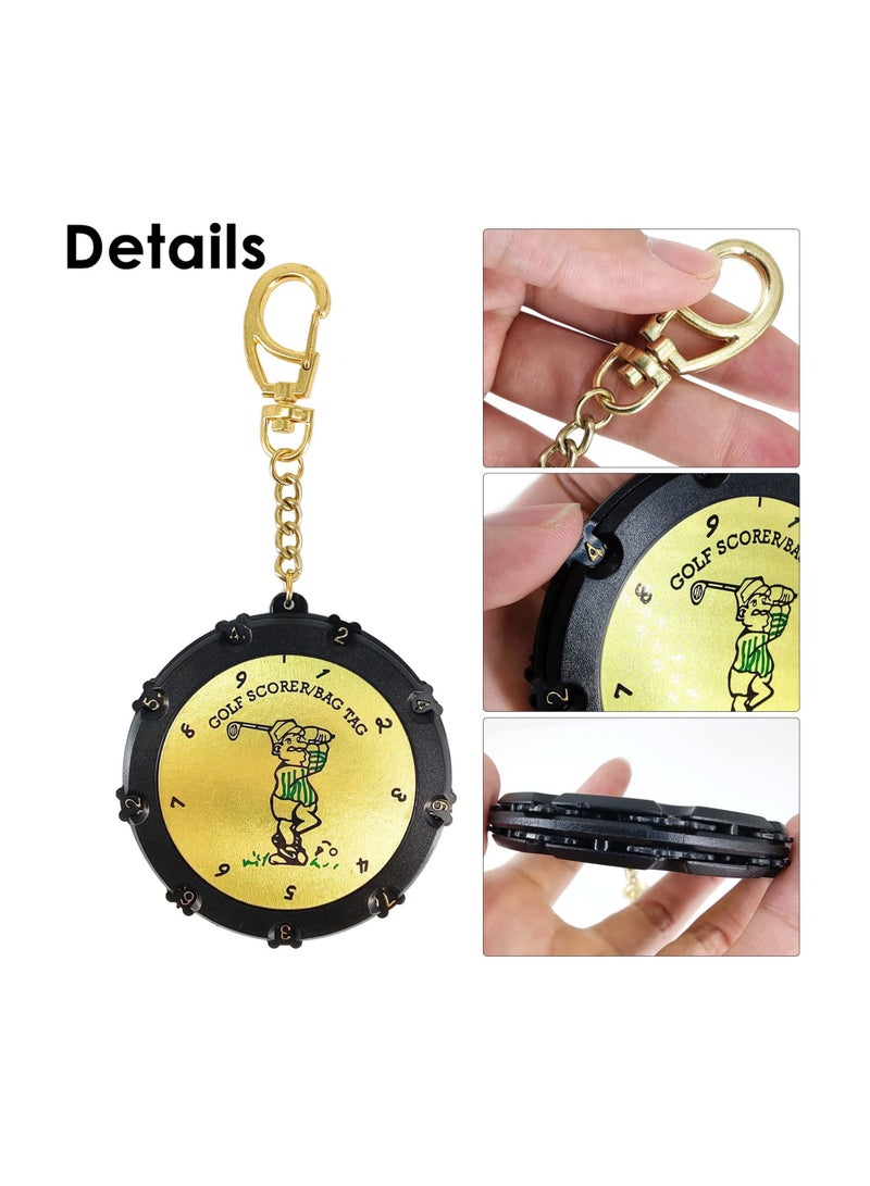 KASTWAVE Golf Scoring Counter Clicker Golf Scoring Counter Key Chain Golf Score Counter Golf Clicker Counter Golf Stroke Counter Golf Scorer Golf Putt Counter For Golf Score Keeper Outdoor Sport Scorer - Image 2