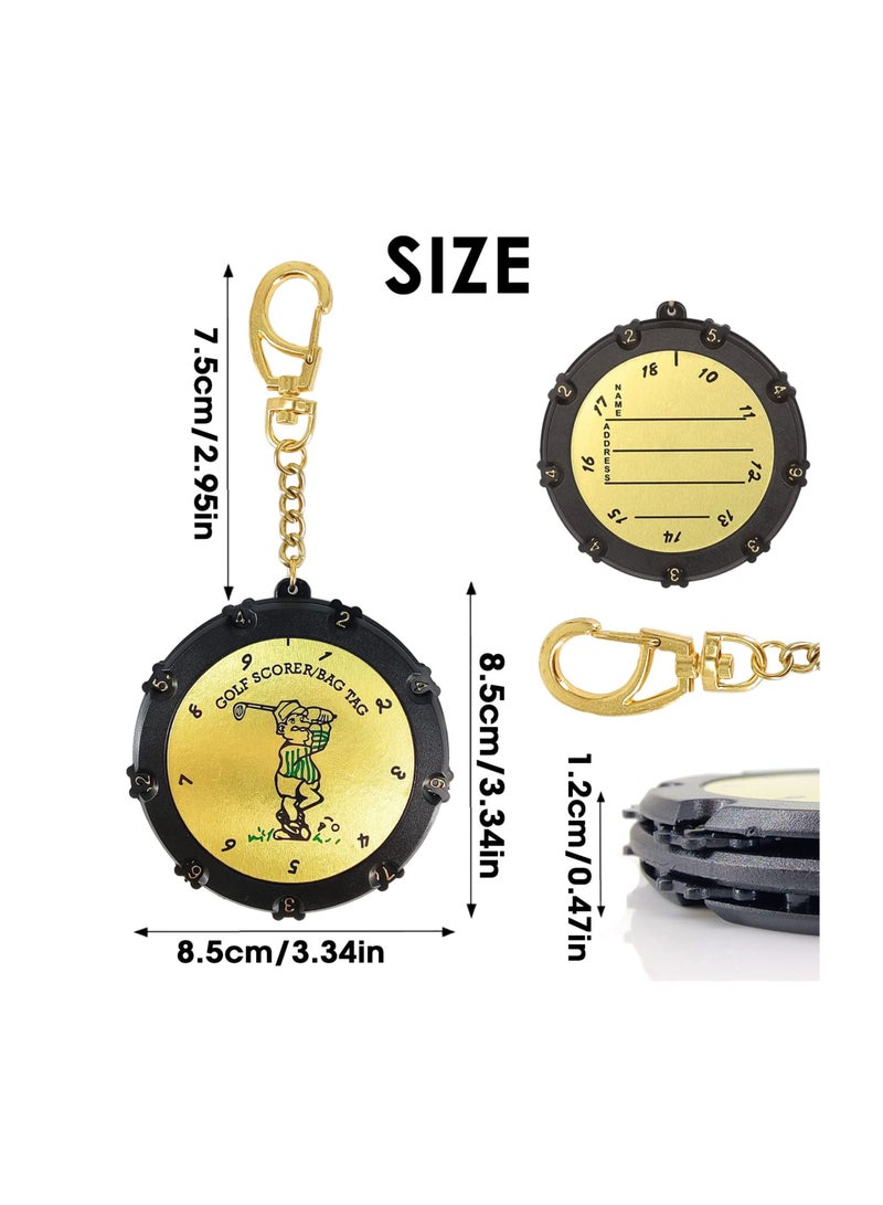 KASTWAVE Golf Scoring Counter Clicker Golf Scoring Counter Key Chain Golf Score Counter Golf Clicker Counter Golf Stroke Counter Golf Scorer Golf Putt Counter For Golf Score Keeper Outdoor Sport Scorer - Image 3