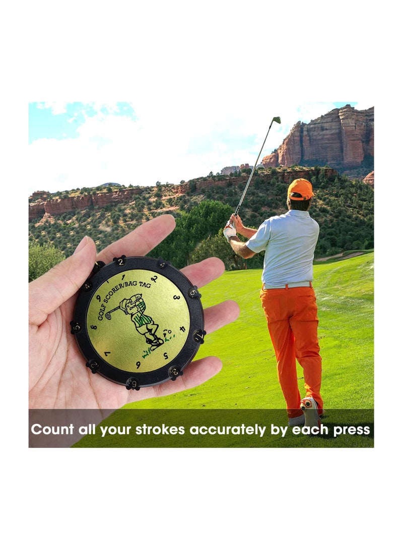 KASTWAVE Golf Scoring Counter Clicker Golf Scoring Counter Key Chain Golf Score Counter Golf Clicker Counter Golf Stroke Counter Golf Scorer Golf Putt Counter For Golf Score Keeper Outdoor Sport Scorer - Image 5