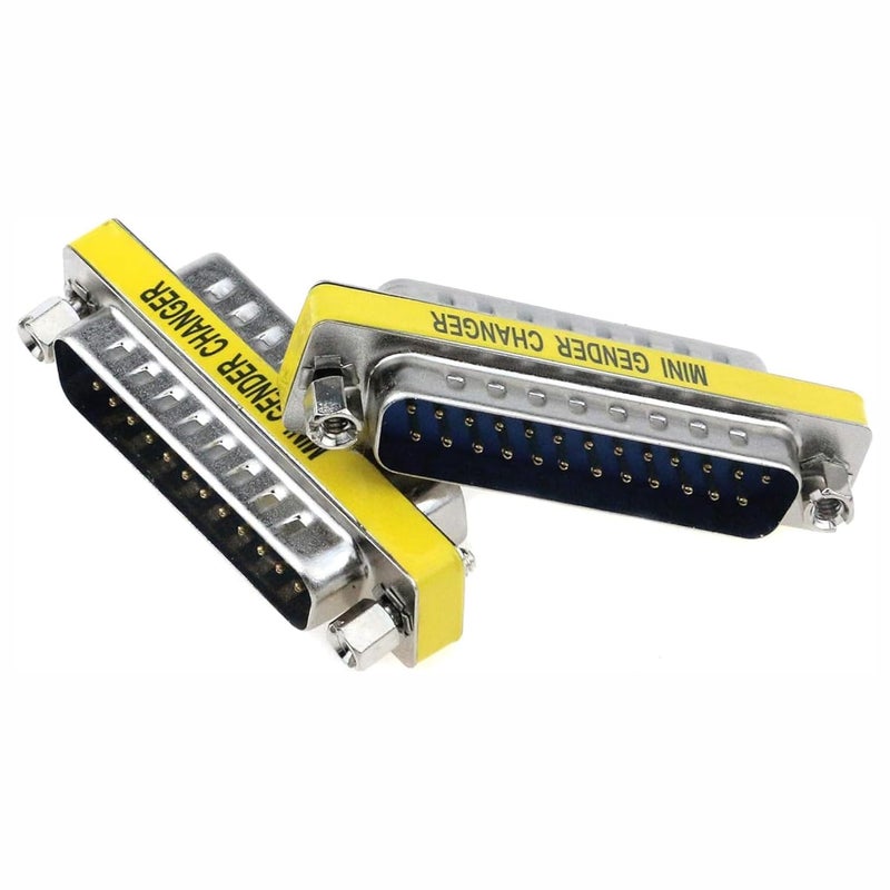 MX موصل كابل VGA DB25 25-دبوس محول جنس D-SUB 25-دبوس ، موصل محول كابل VGA تسلسلي ذكر إلى ذكر - Image 1