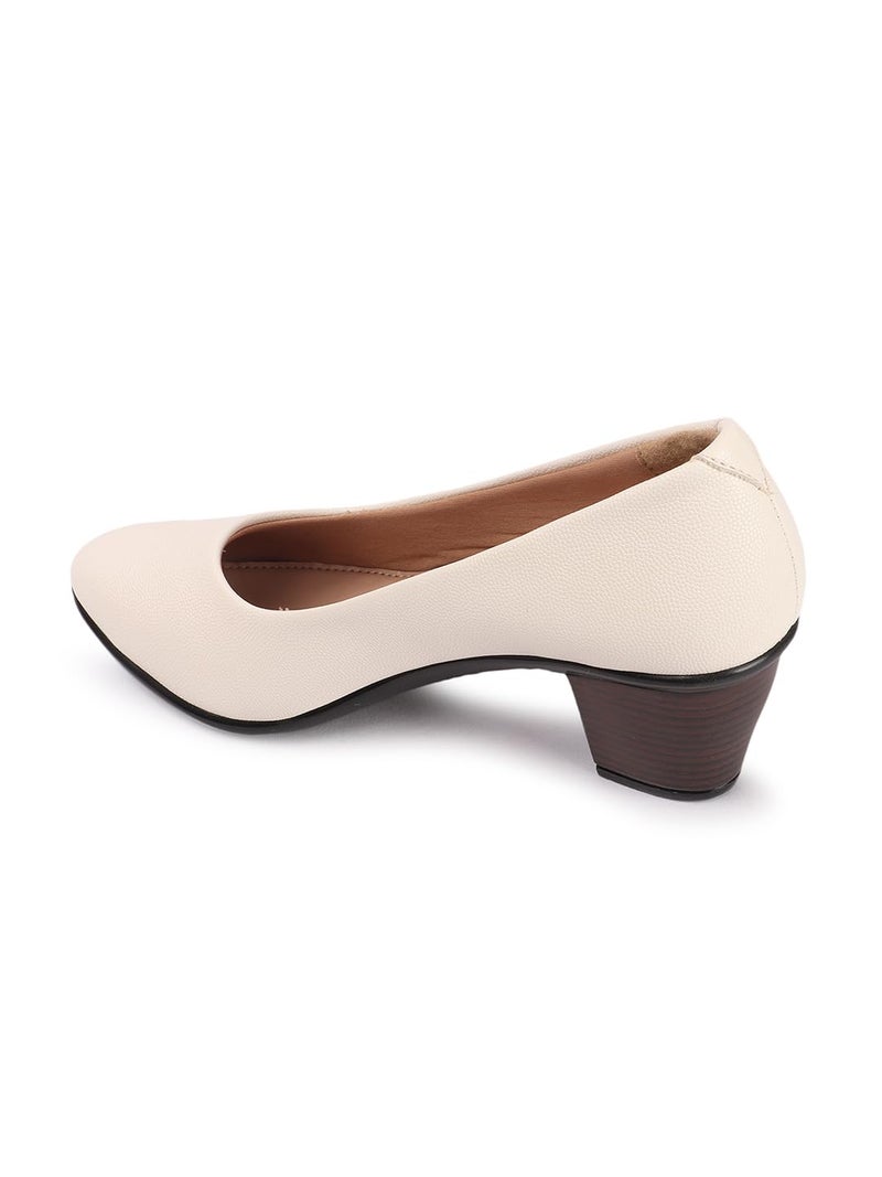 Carlton London Women Shoes,Cream,UK-5 - Image 5