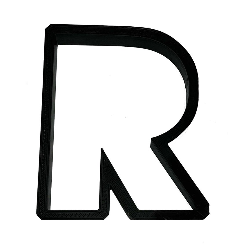 قطاعة بسكويت R Capital Block بتصميم سهل الدفع 35 بوصة