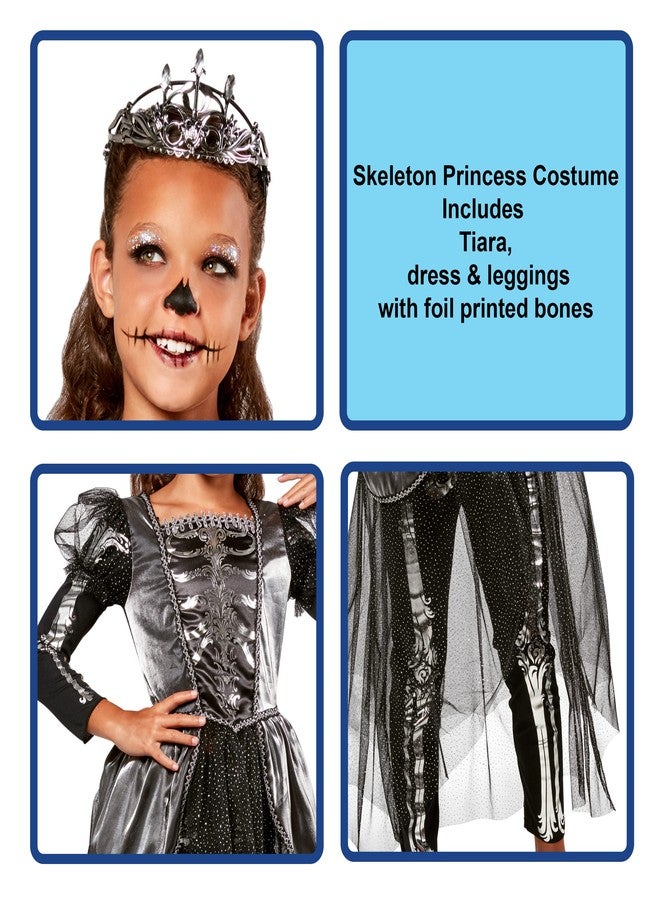 Rubies Girl's Forum Novelties Skeleton Princess Costume Dress, As Shown, Medium - Image 5