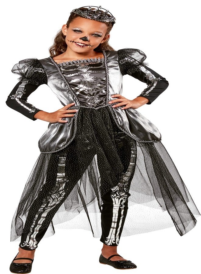 Rubies Girl's Forum Novelties Skeleton Princess Costume Dress, As Shown, Medium - Image 1