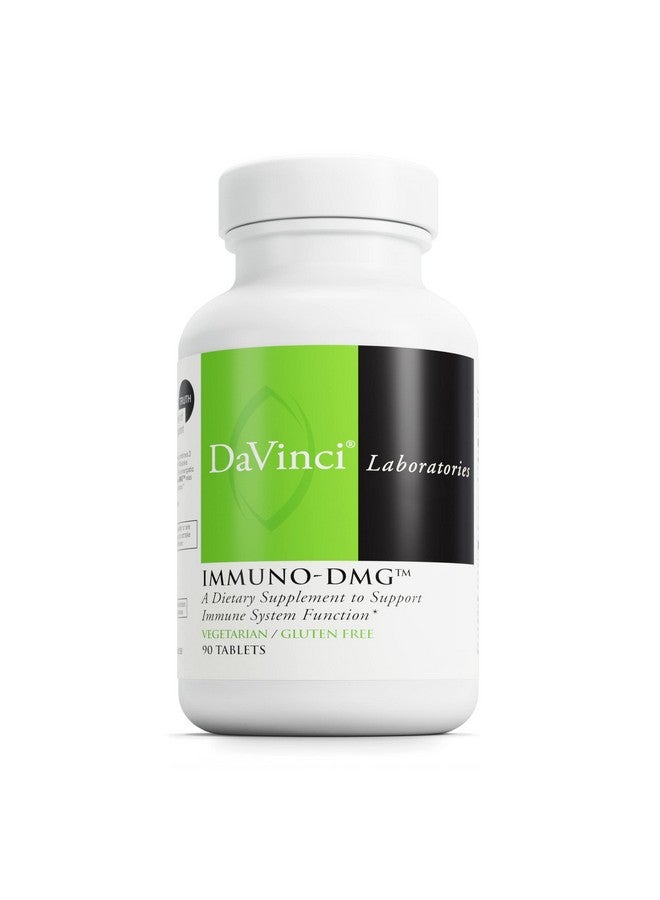 DAVINCI Labs Immuno-DMG - Dietary Supplement to Balance and Support Immune System Functions* - with DMG, Maitake Powder, Larch Tree and Beta Glucan - Gluten-Free - 90 Vegetarian Tablets - Image 1