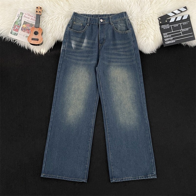 Unisex Casual Daily Denim Jeans - Image 1
