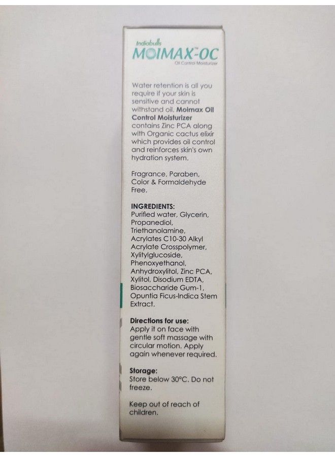 Indiabulls Moimax Oc Moisturizer Cream 75Gm - Image 3