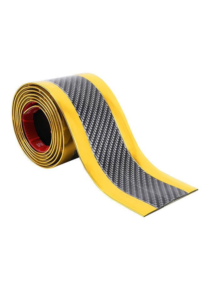 NIBEMINENT Universal Electroplate Carbon Fibre Car Door Threshold Decoration Strip Decorative Sticker