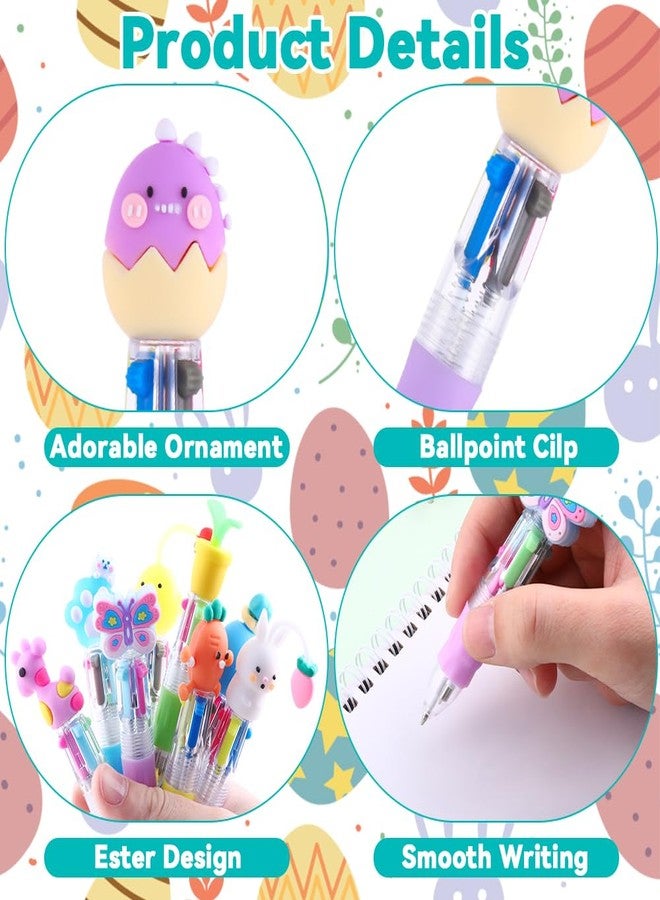 Vellibring 24PCS Easter Multicolor Ballpoint Pens 4 Colors in 1 - Image 3