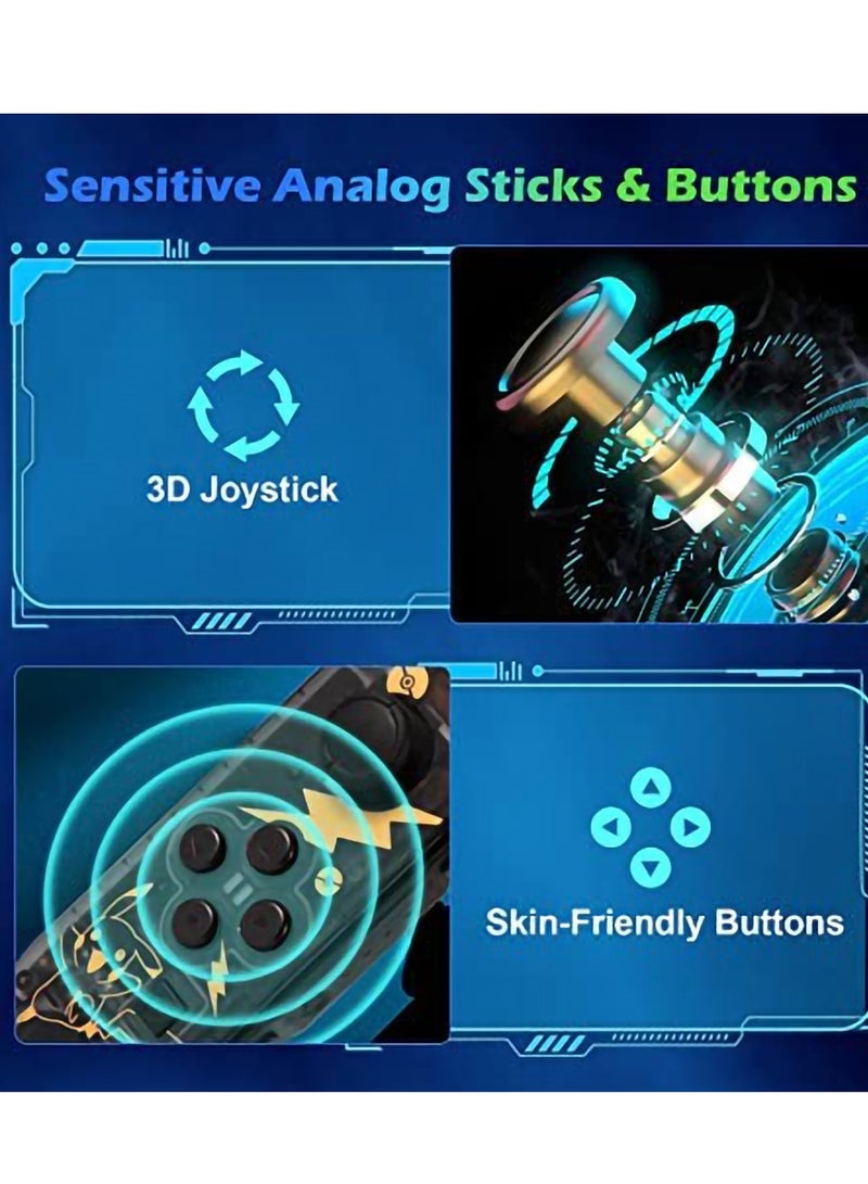 KASTWAVE Joy Cons Wireless Controller for Nintendo Switch, L/R Controllers Replacement Compatible with Nintendo Switch/Lite/OLED, Joystick with Wake-up/Screenshot/Dual Vibration/Motion Control Function - Image 4