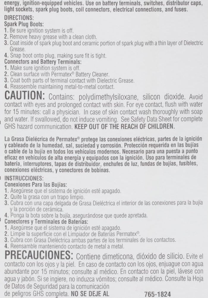 Permatex Dielectric Tune-Up Grease, 3 oz. Tube - Pack of 6 - Image 2
