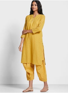 W Drawstring Detail Pants  - Image 5