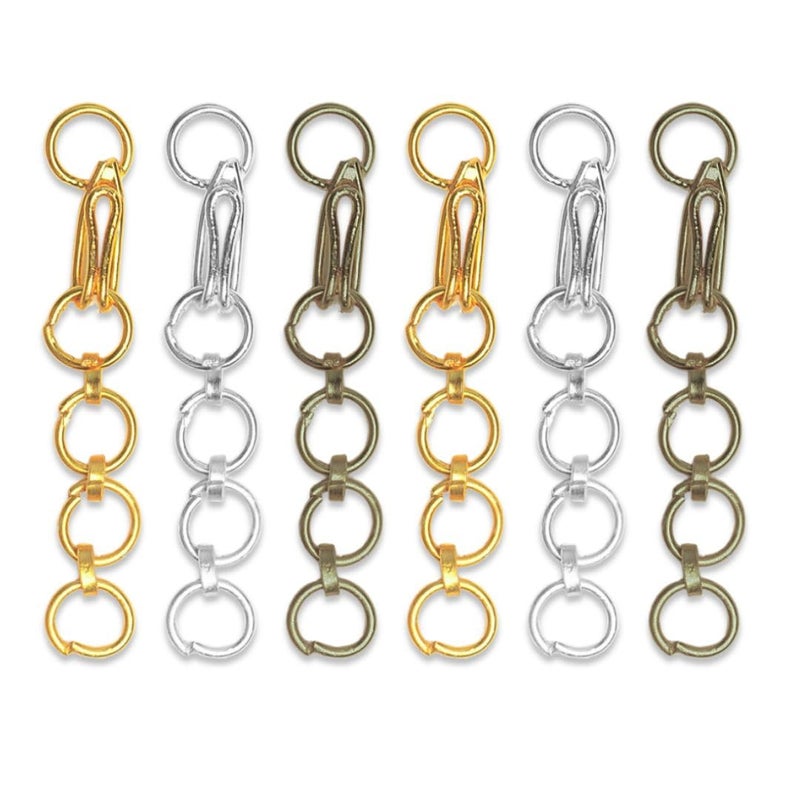 SATRA TRADERS Size 36mm 144pcs Four Hook Golden BF20 - Image 3