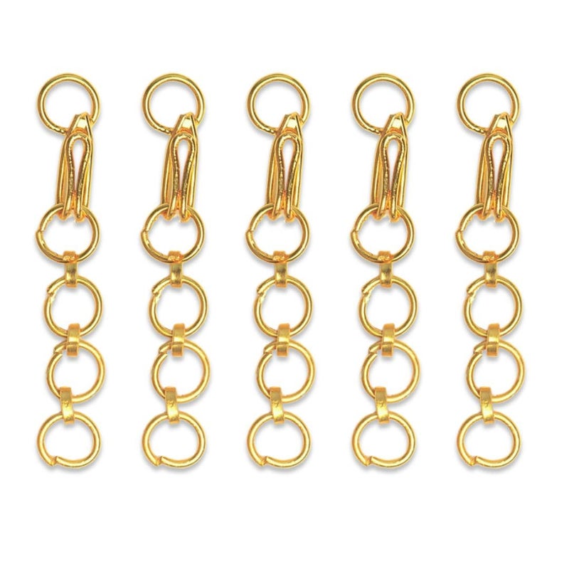 SATRA TRADERS Size 36mm 144pcs Four Hook Golden BF20 - Image 1