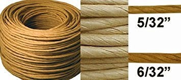 VIRC V.I. Reed & Cane, Inc. Fiber Rush KIT 5/32 Kraft Brown with Instruction Booklet - Image 2