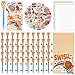Gosodeny 50 Pack Basketball Party Favor Set with Mini Hoop Pens Stickers Exchange Cards and Gift Bags Bulk Gifts Sports Birthday Goodie Bag Fillers for Adult - Image 2