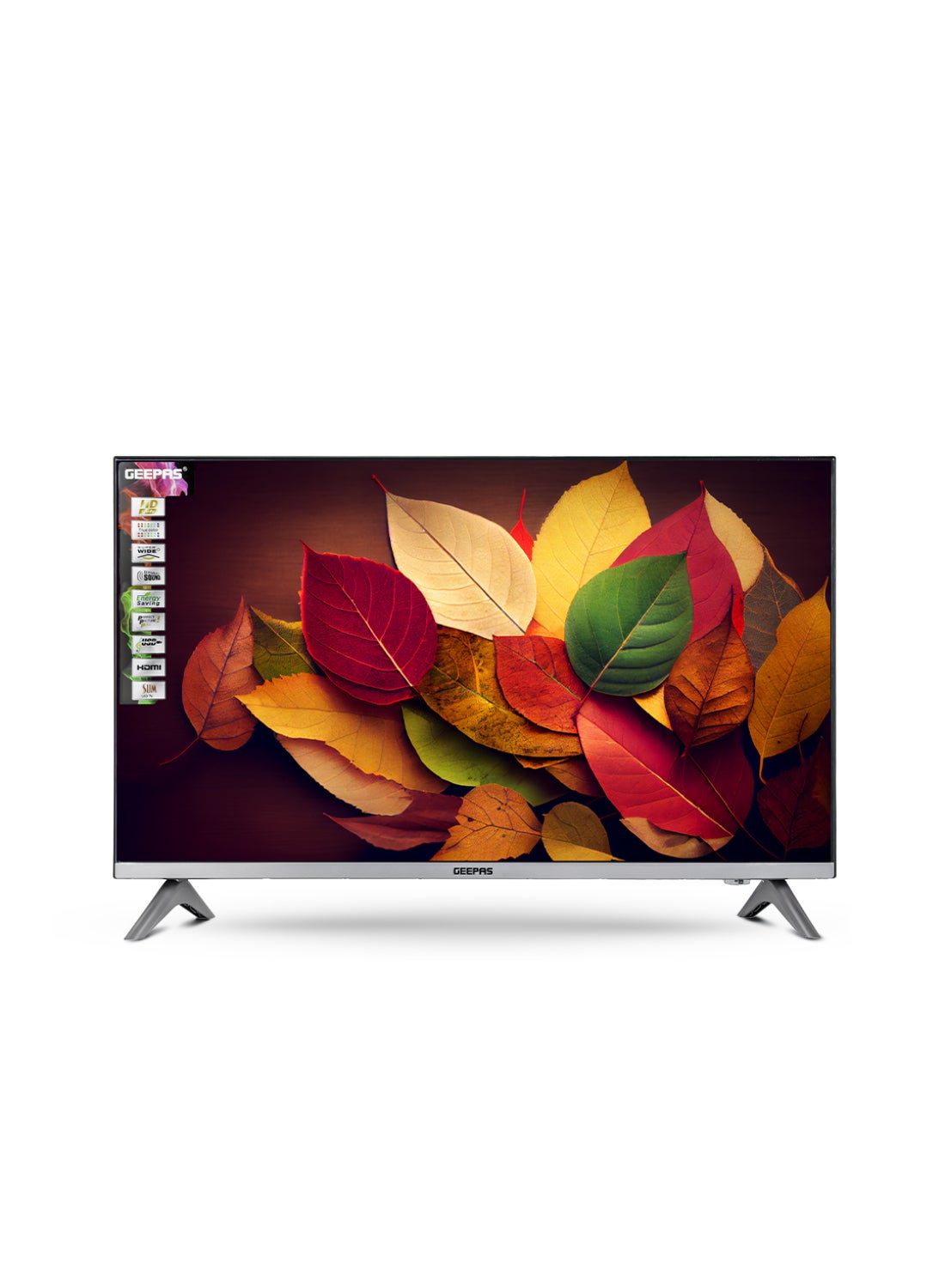 32" Edgelss Slim LED TV with Remote Control,HDMI & USB Ports, AV Mode, Head Phone Jack, PC Audio In,VGA,Energy Saving Technology, Dynamic Sound GLED3201EHD Black
