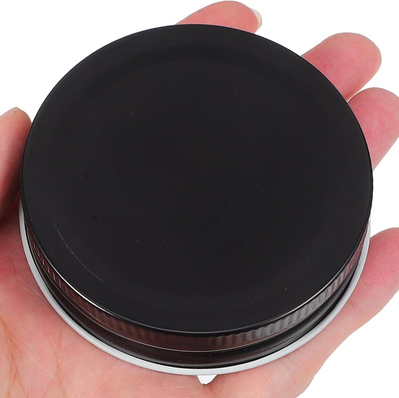 12pcs 70mm Tinplate Mason Jar Lids Reusable Canning Jar Caps Leakproof Storage Solid Covers for Wide Mouth Food Preservation - Image 4