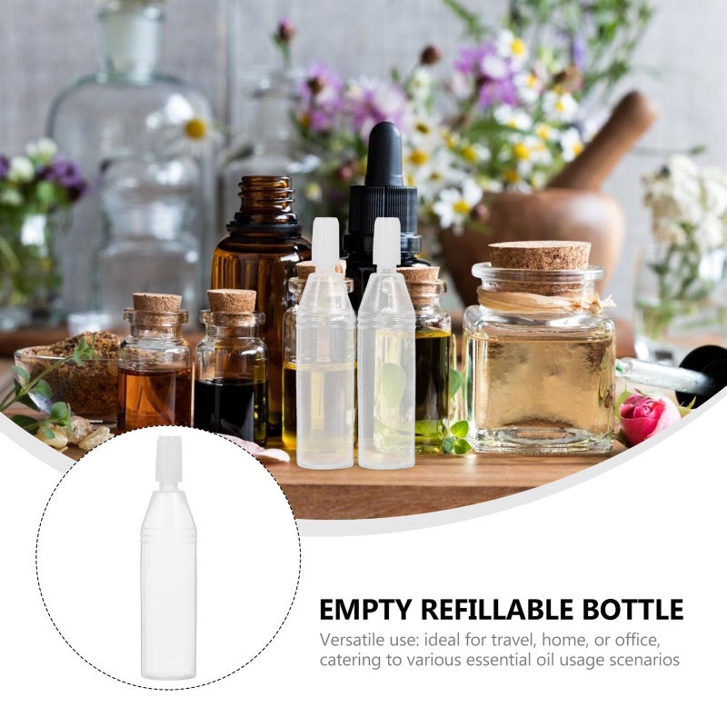 10ml Plastic Dropper Bottles With White Caps Leakproof Refillable Containers For Essential Oils Eye Drops Travel DIY - Image 5