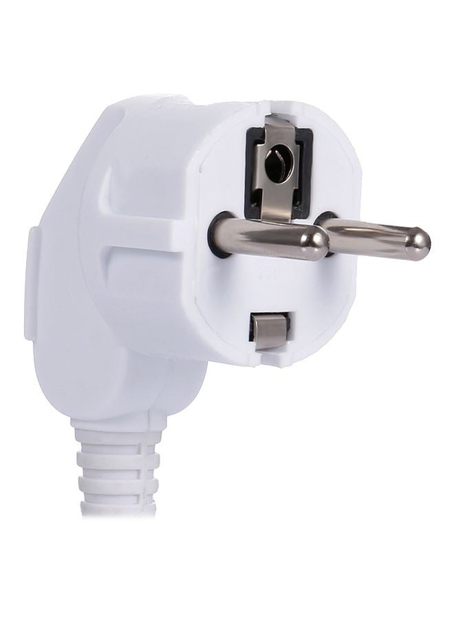 Round Pin Plug Adapter White - Image 1