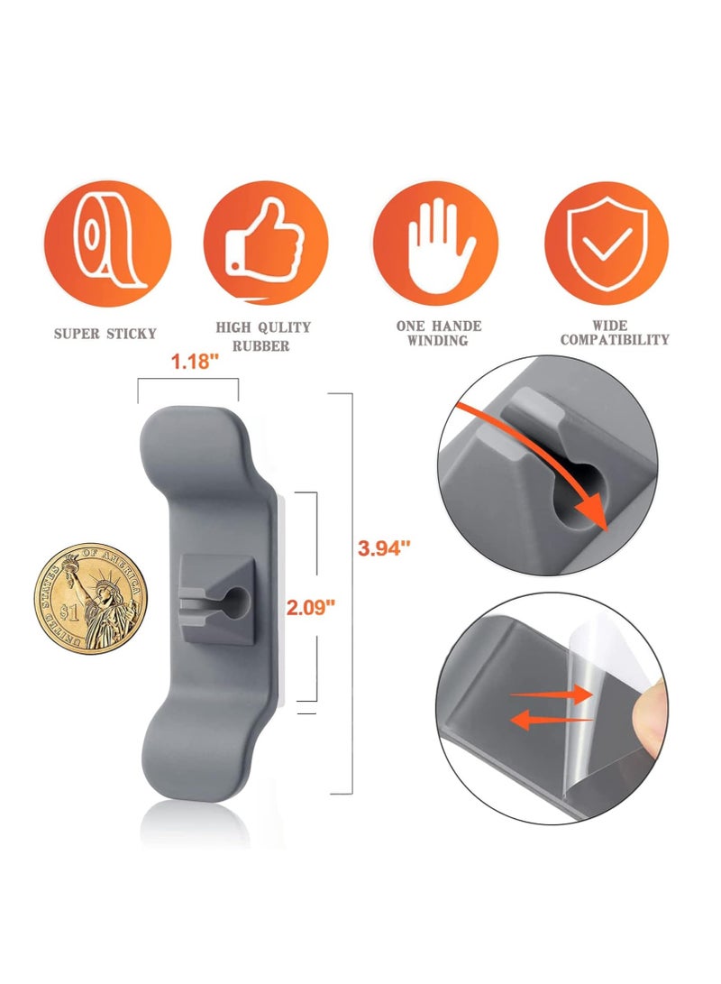 Cable Winder Cable Organizer for Kitchen Cable Holder, Kitchen Appliances, 6 Pieces Cable Clips - Image 2
