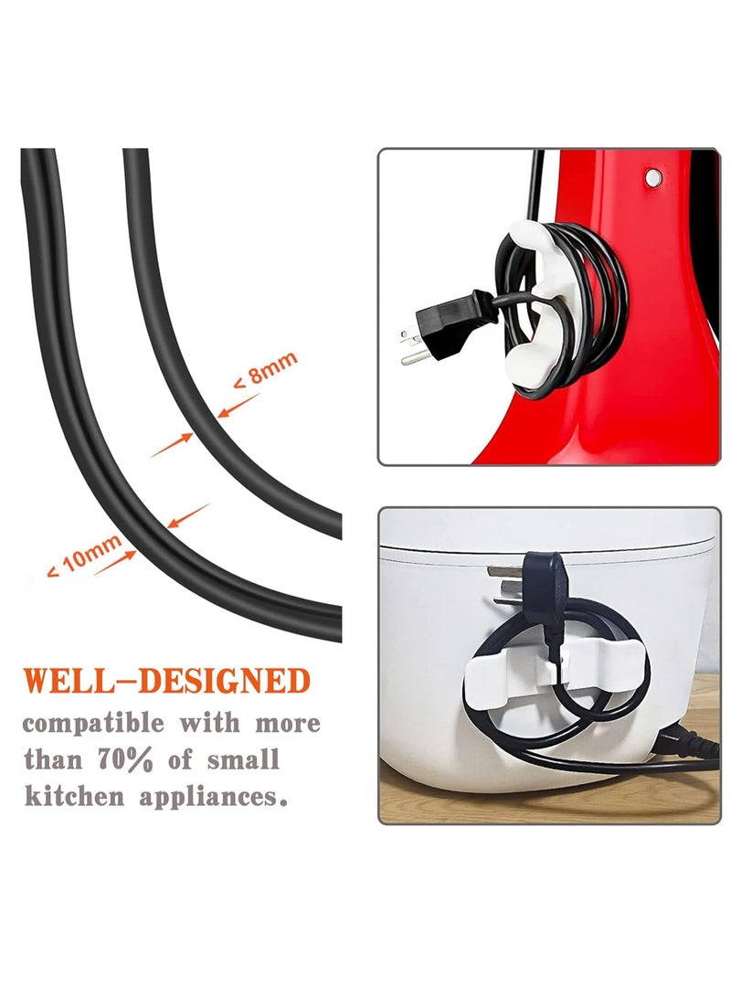 Cable Winder Cable Organizer for Kitchen Cable Holder, Kitchen Appliances, 6 Pieces Cable Clips - Image 4